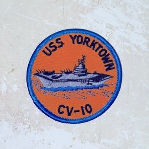 USS Yorktown CV-10 Patch 1/1 Rare Find NWT UNI​​​​​